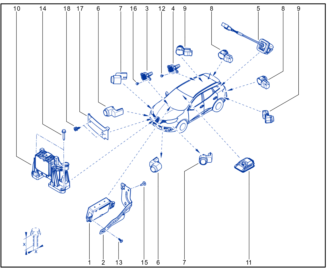 Parking Distance Control - 01102839