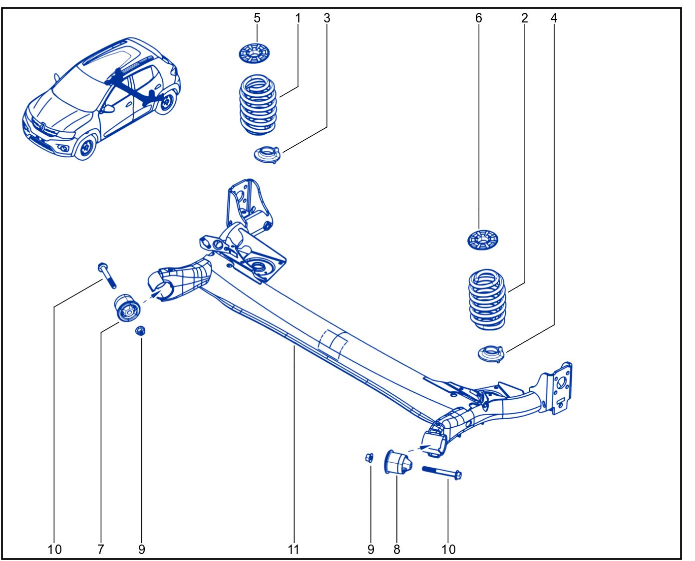 Rear Axle Component - 01103197