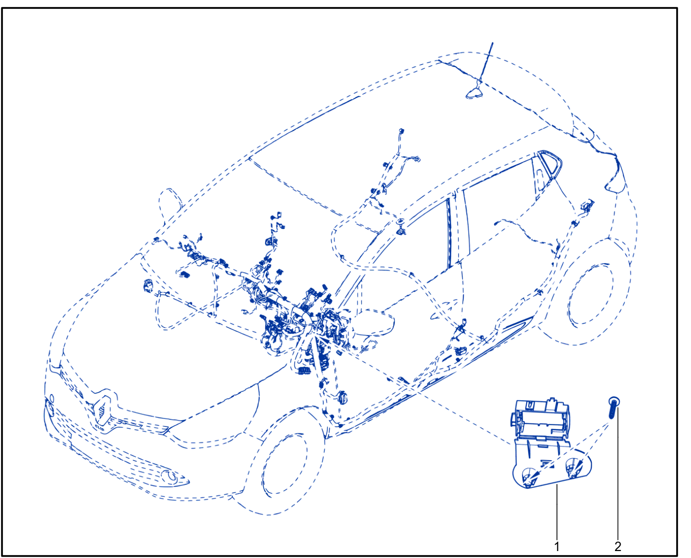 Wiring - Passenger Compartment Components - 01103282