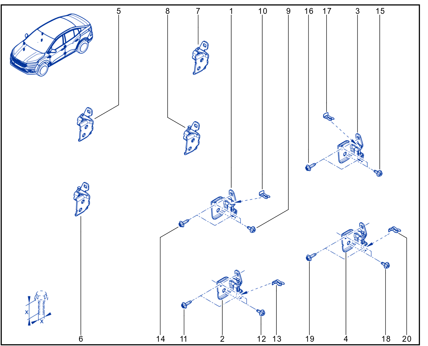 Front Opening Element Panelwork - 01103343