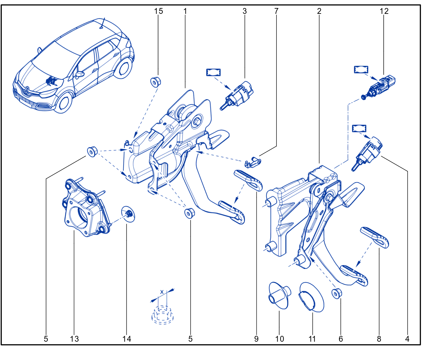 Pedal Assembly - 01103412