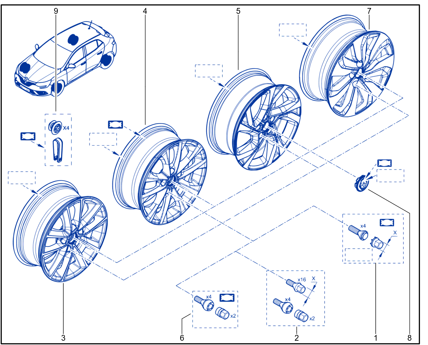Wheel Nut - 01103440