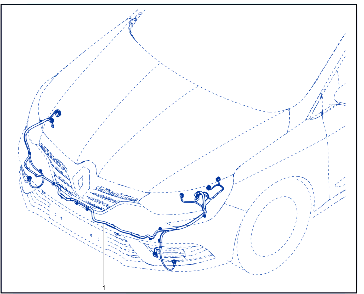 Wiring - Front End Panel Components - 01103445