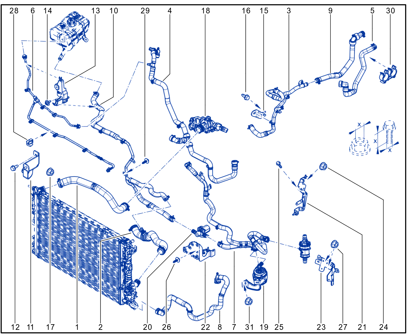 Coolant Circuit - 01103523