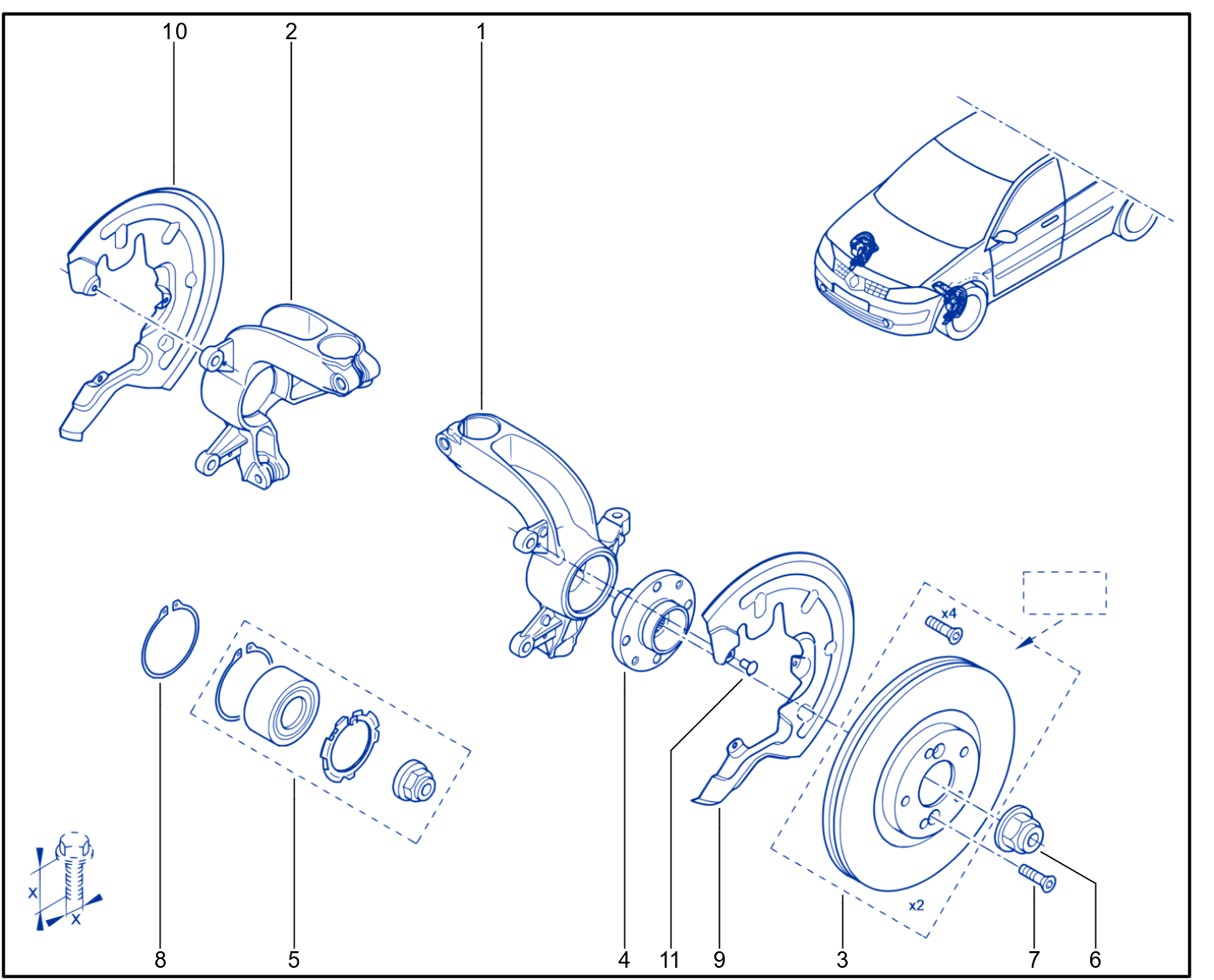 Front Axle Component - 01103913