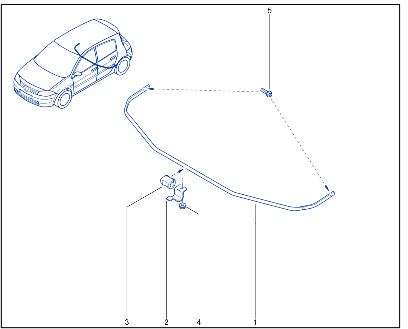 Rear Anti-Roll Bar - 01103942