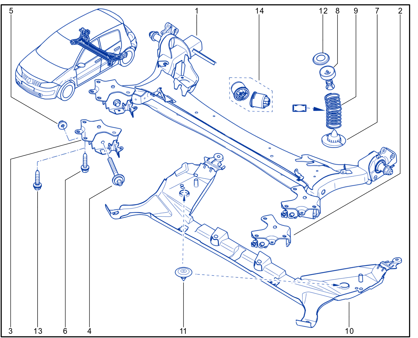 Rear Axle Component - 01103947