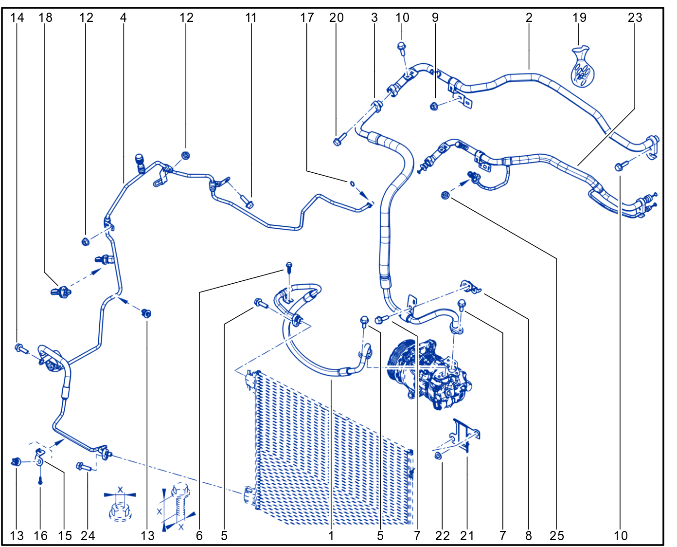 Main Air Conditioning Circuit - 01104083