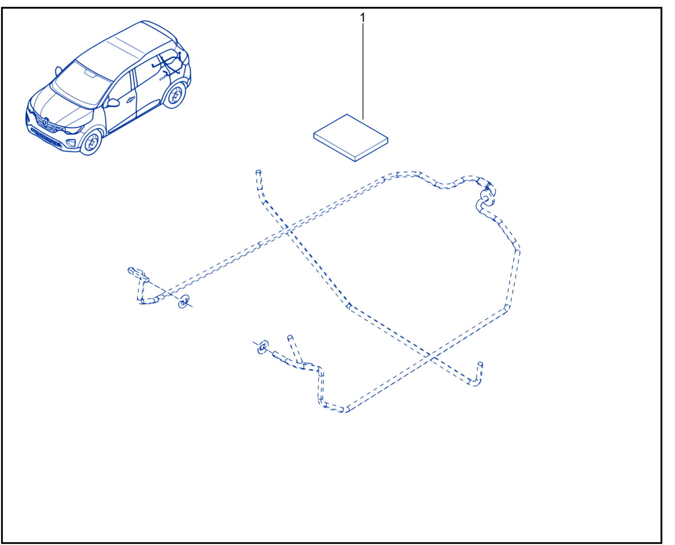 Emergency Spare Wheel Support - 01104118