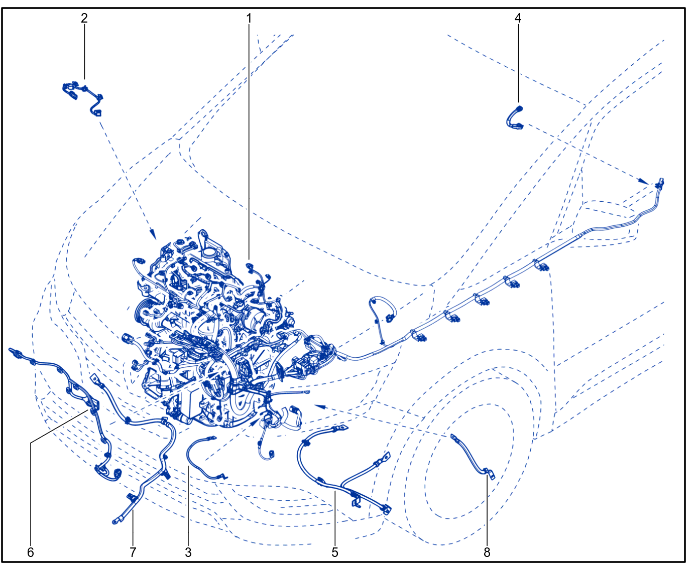 Wiring - Engine Components - 01104130
