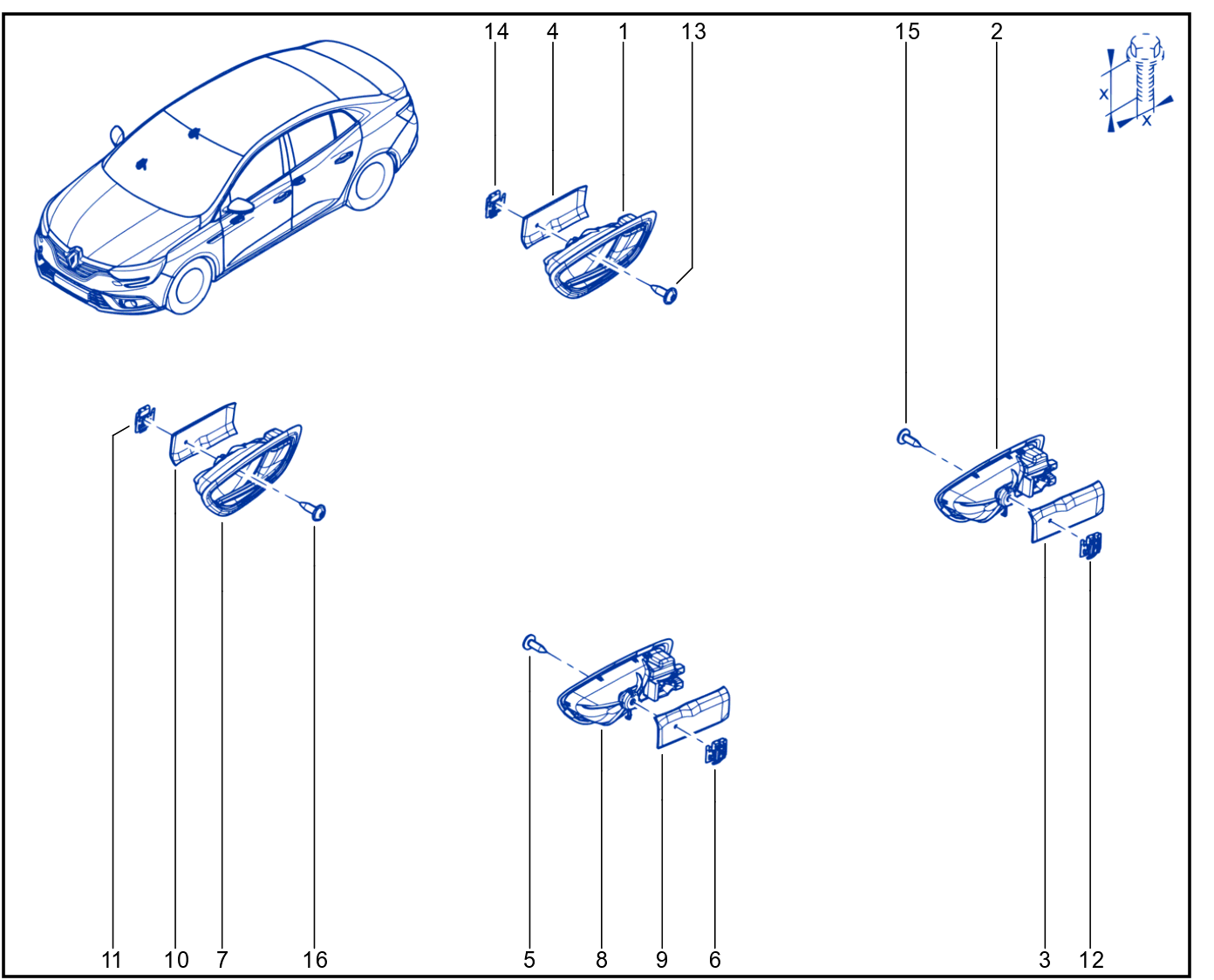 Internal Opening Element Control - 01104266