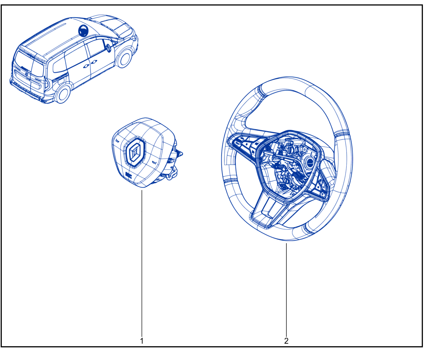 Steering Wheel - 01104497