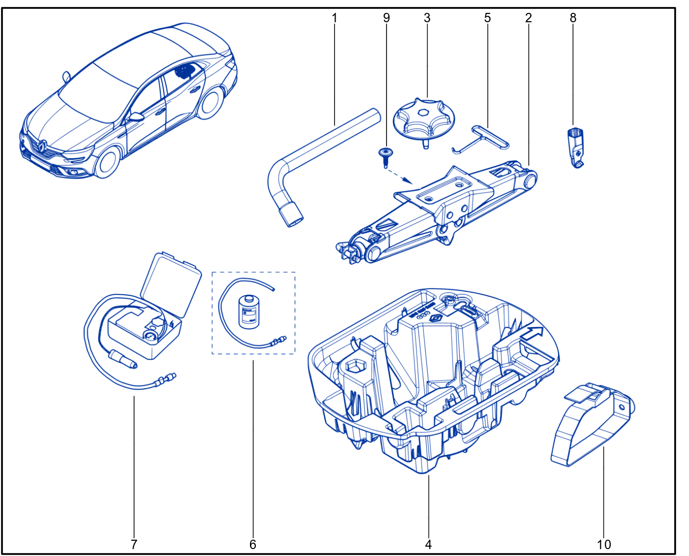 Jack And Anti-Puncture System - 01104615