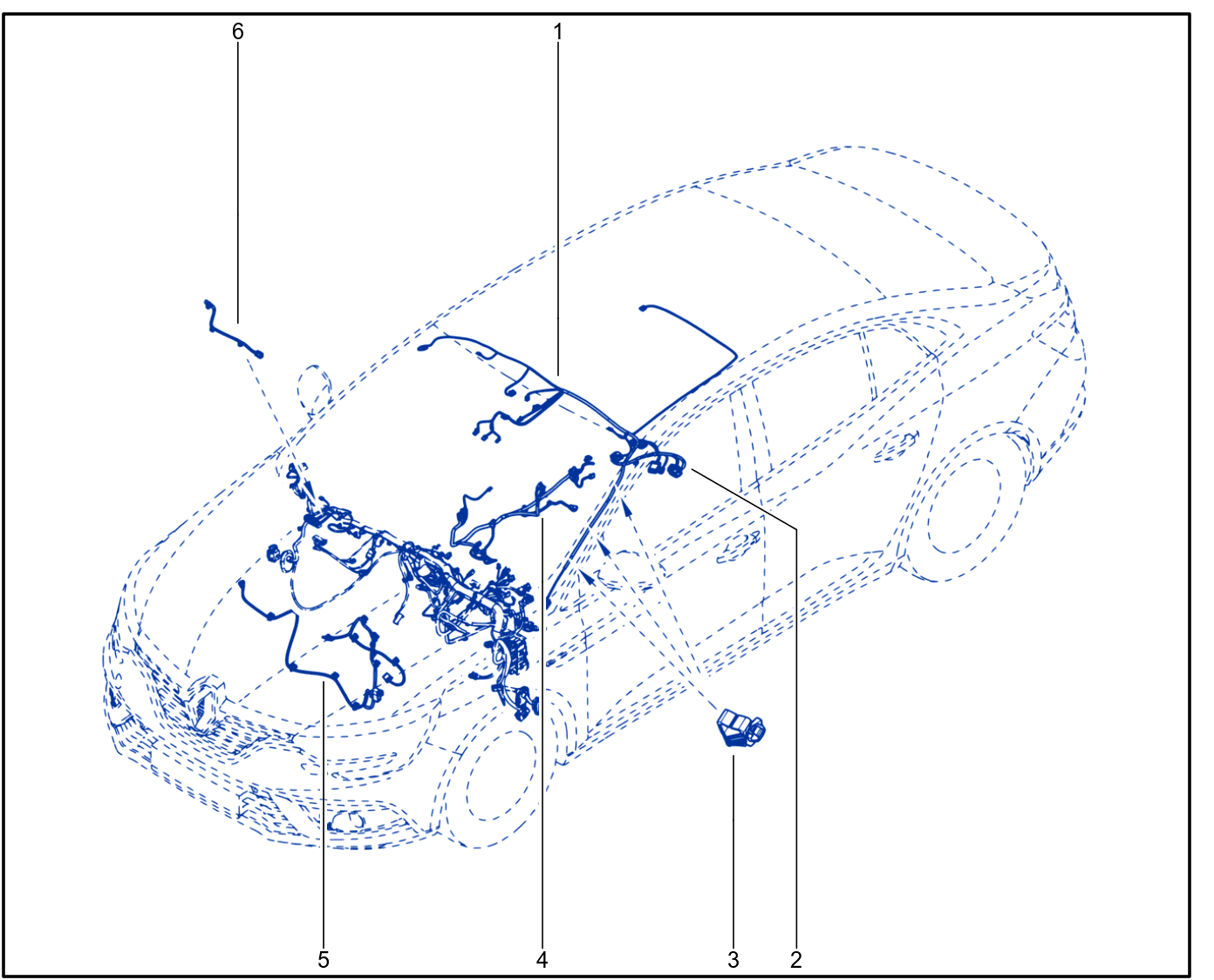 Wiring - Passenger Compartment Components - 01104616