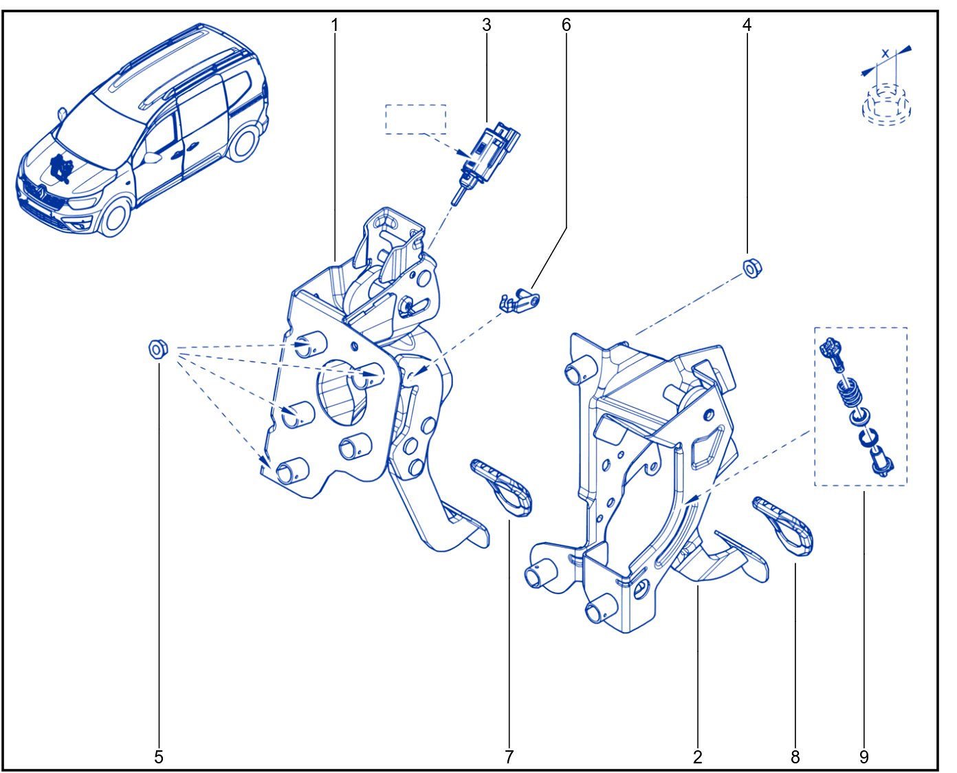 Pedal Assembly - 01104713