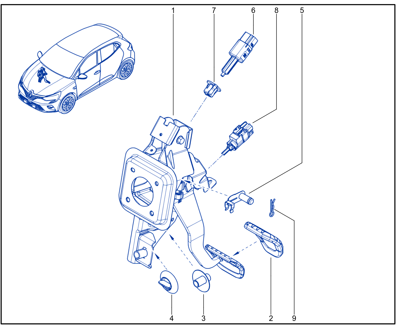 Pedal Assembly - 01104771