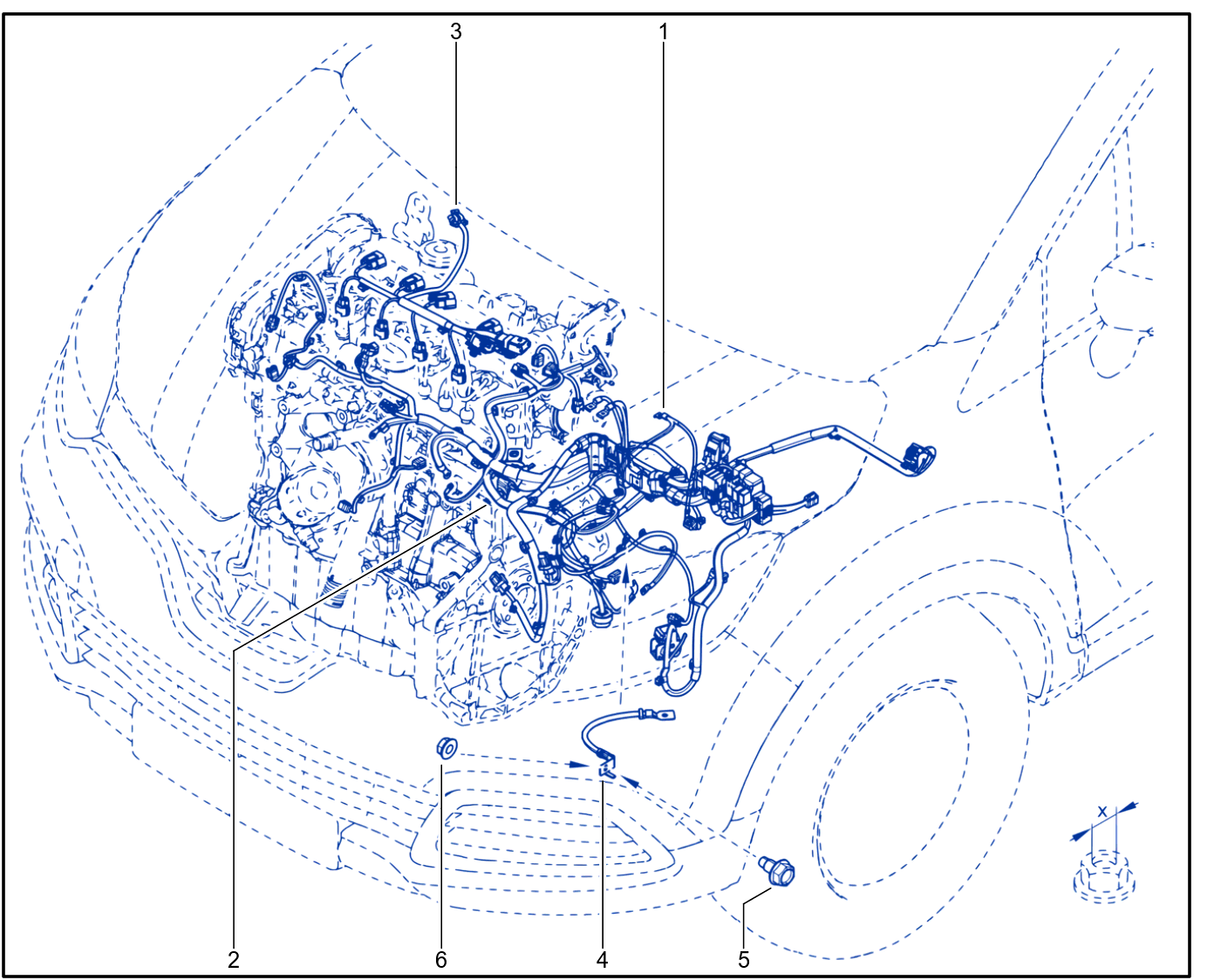 Wiring - Engine Components - 01104776