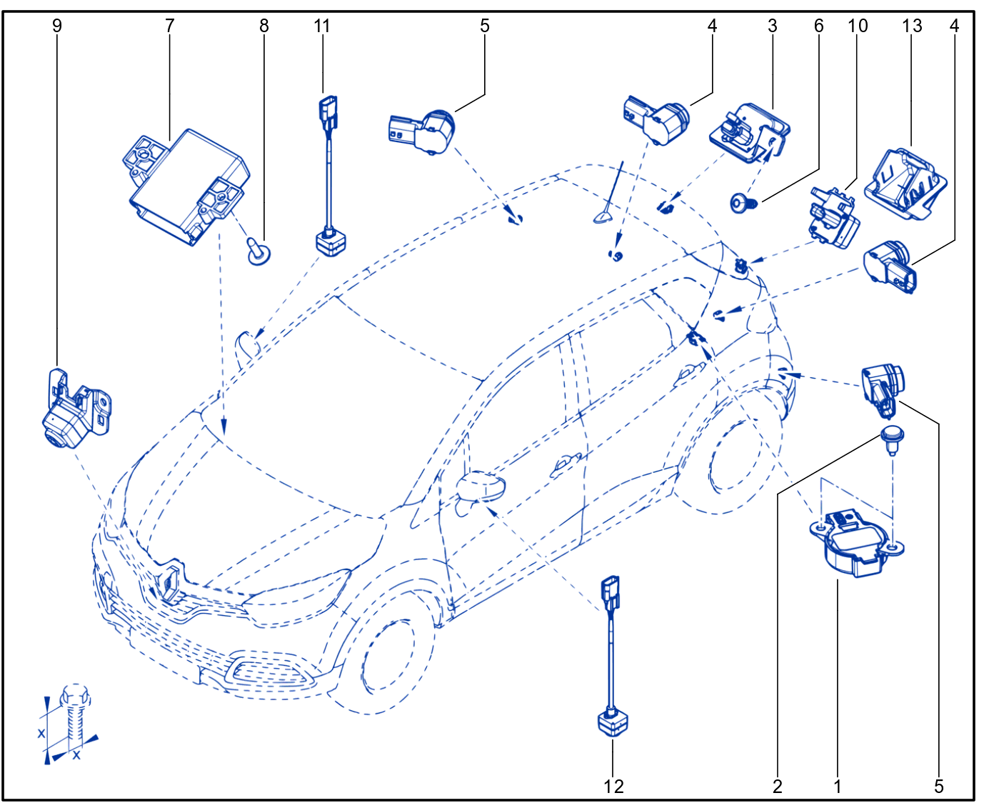 Parking Distance Control - 01104795