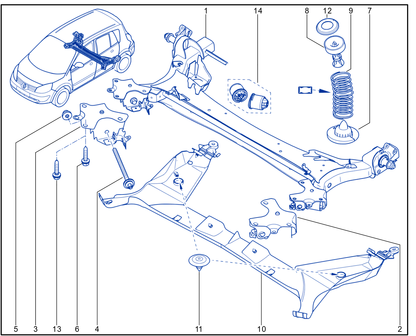 Rear Axle Component - 01104837