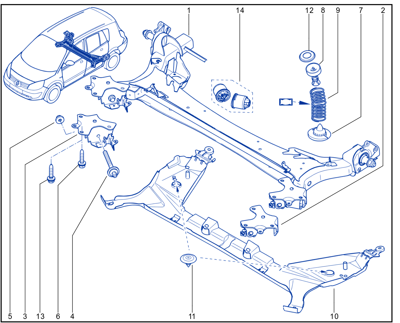 Rear Axle Component - 01104841