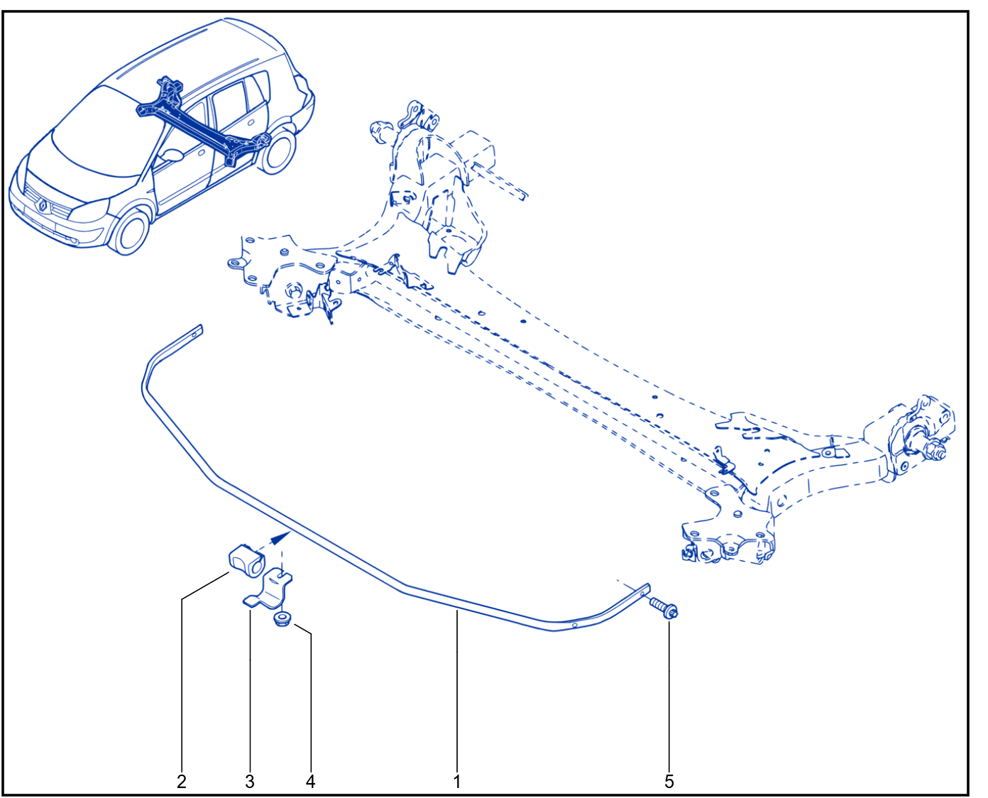 Rear Anti-Roll Bar - 01104842