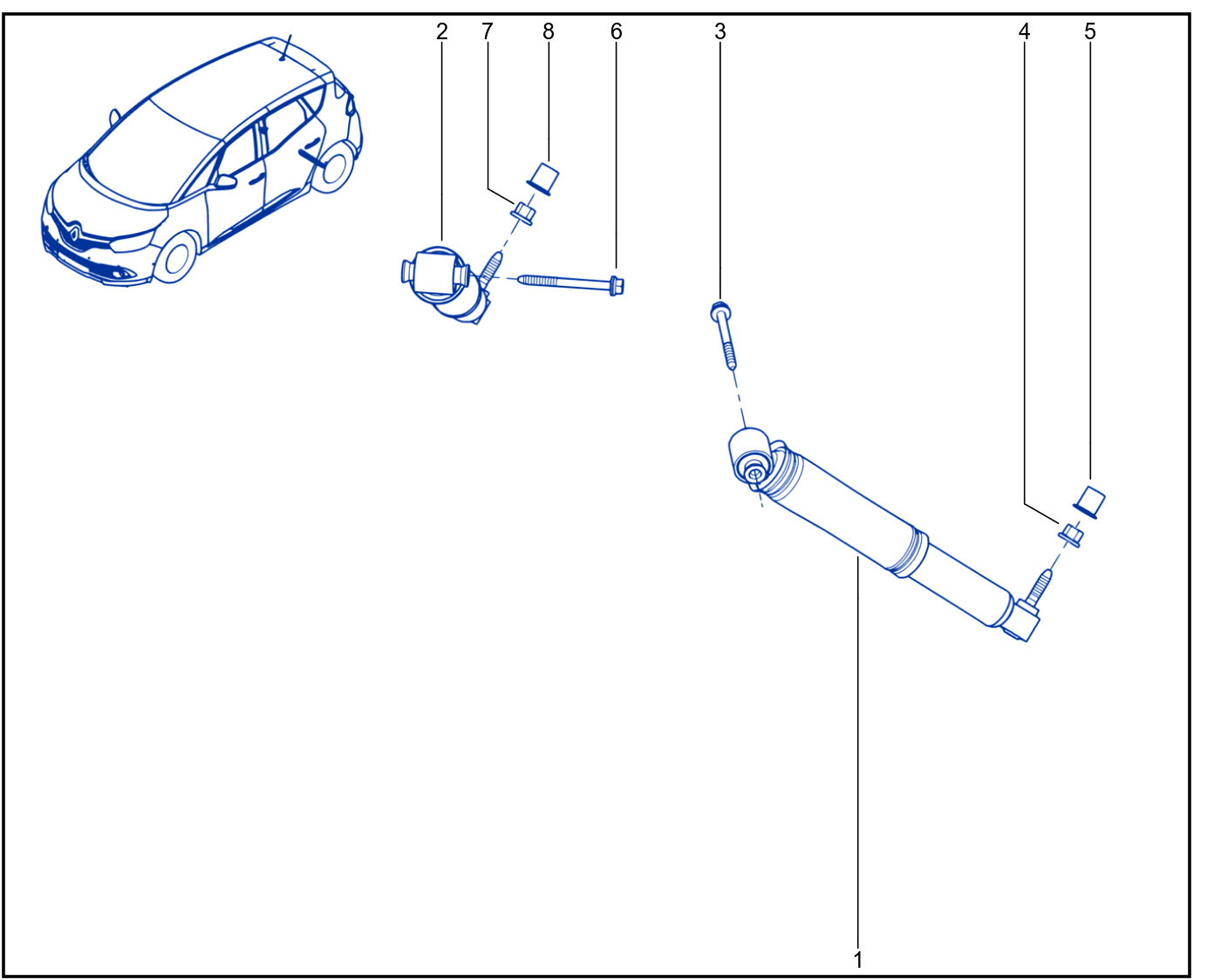Suspension - Rear Shock Absorption - 01104900
