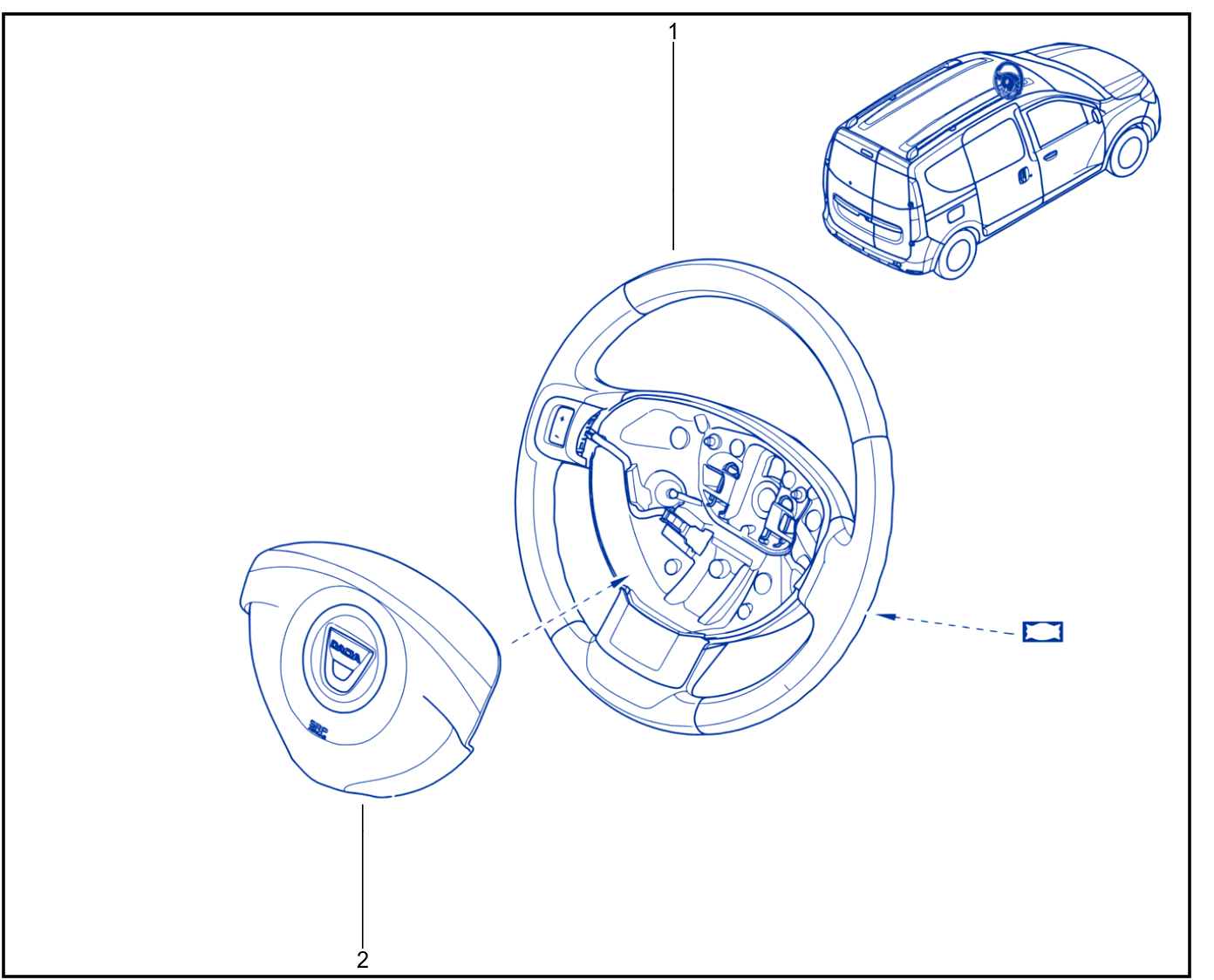 Steering Wheel - 01104923