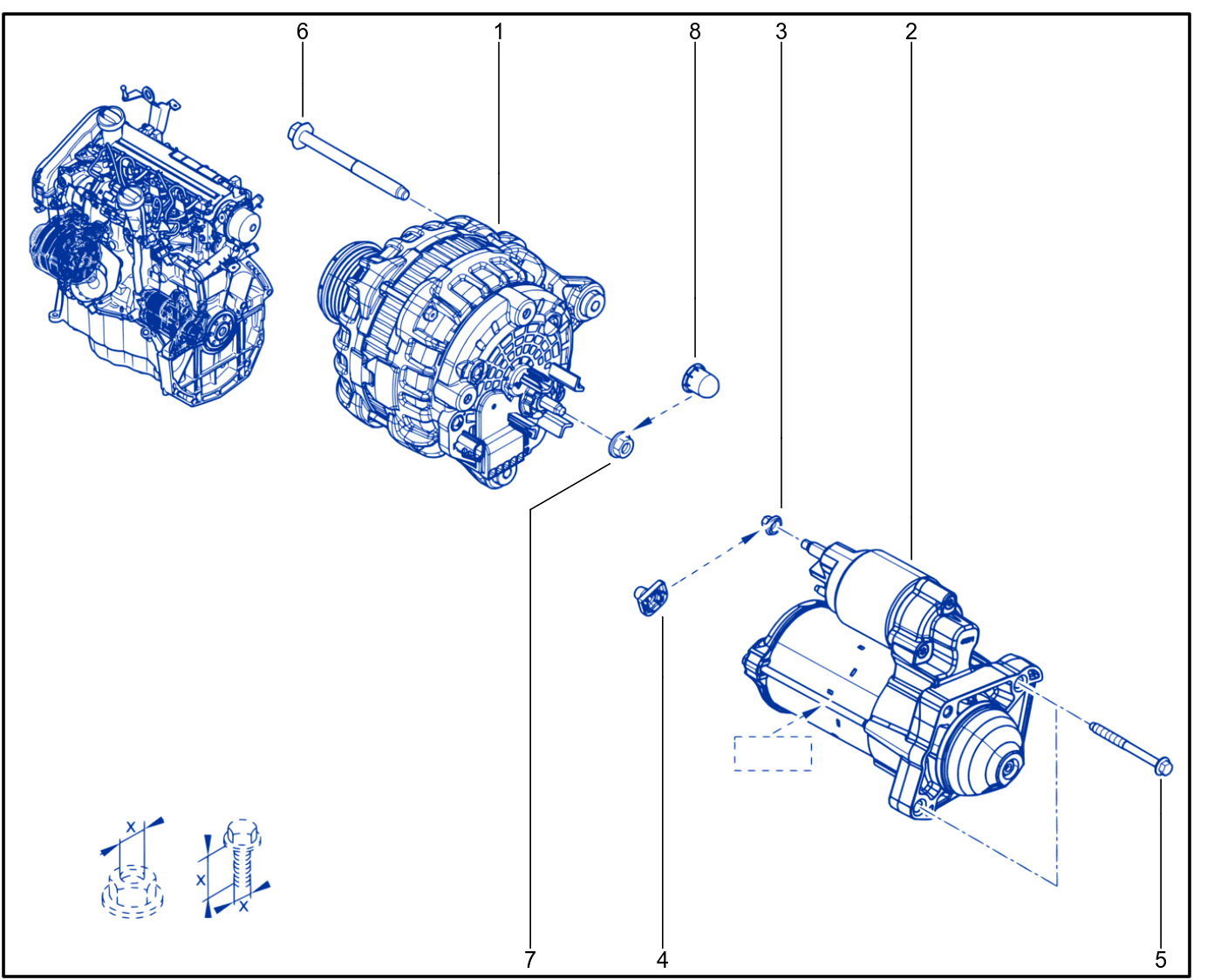 Starter Motor - 01104947