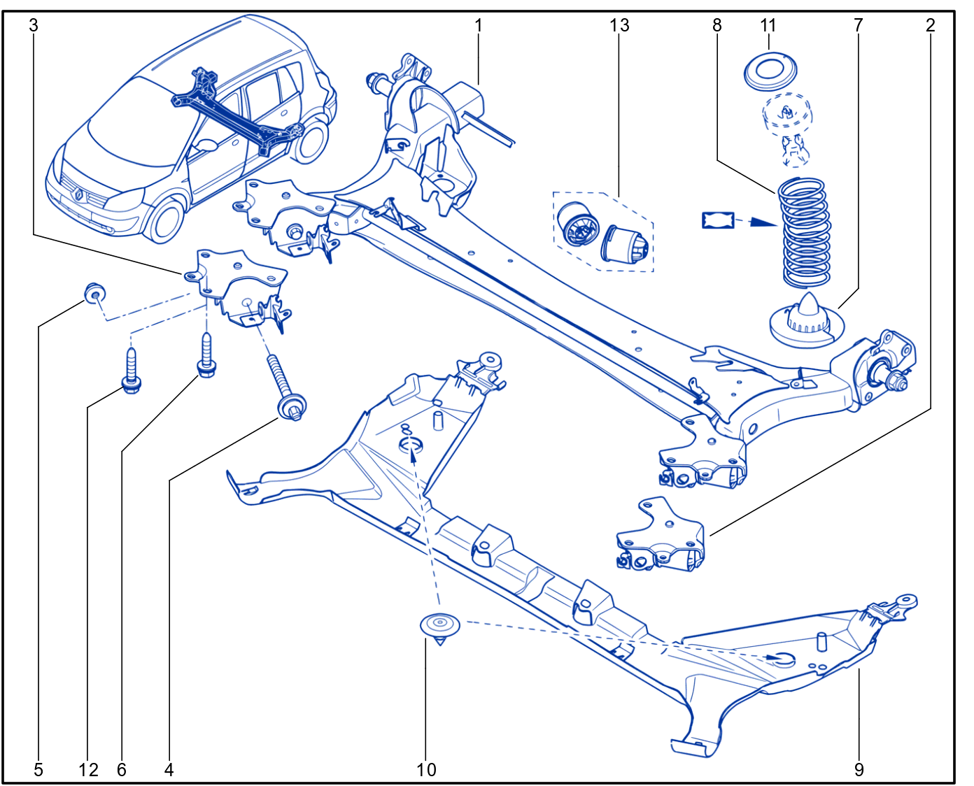 Rear Axle Component - 01104984