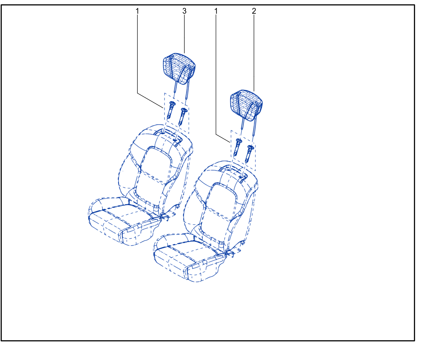 Headrest - 01105054