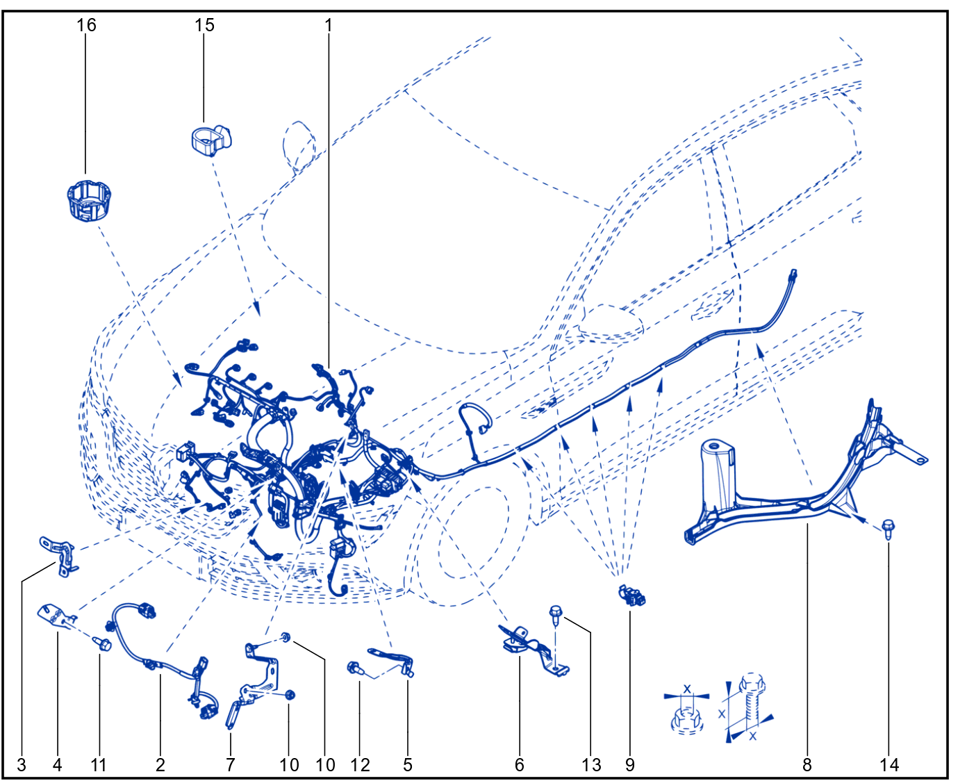 Wiring - Engine Components - 01105190