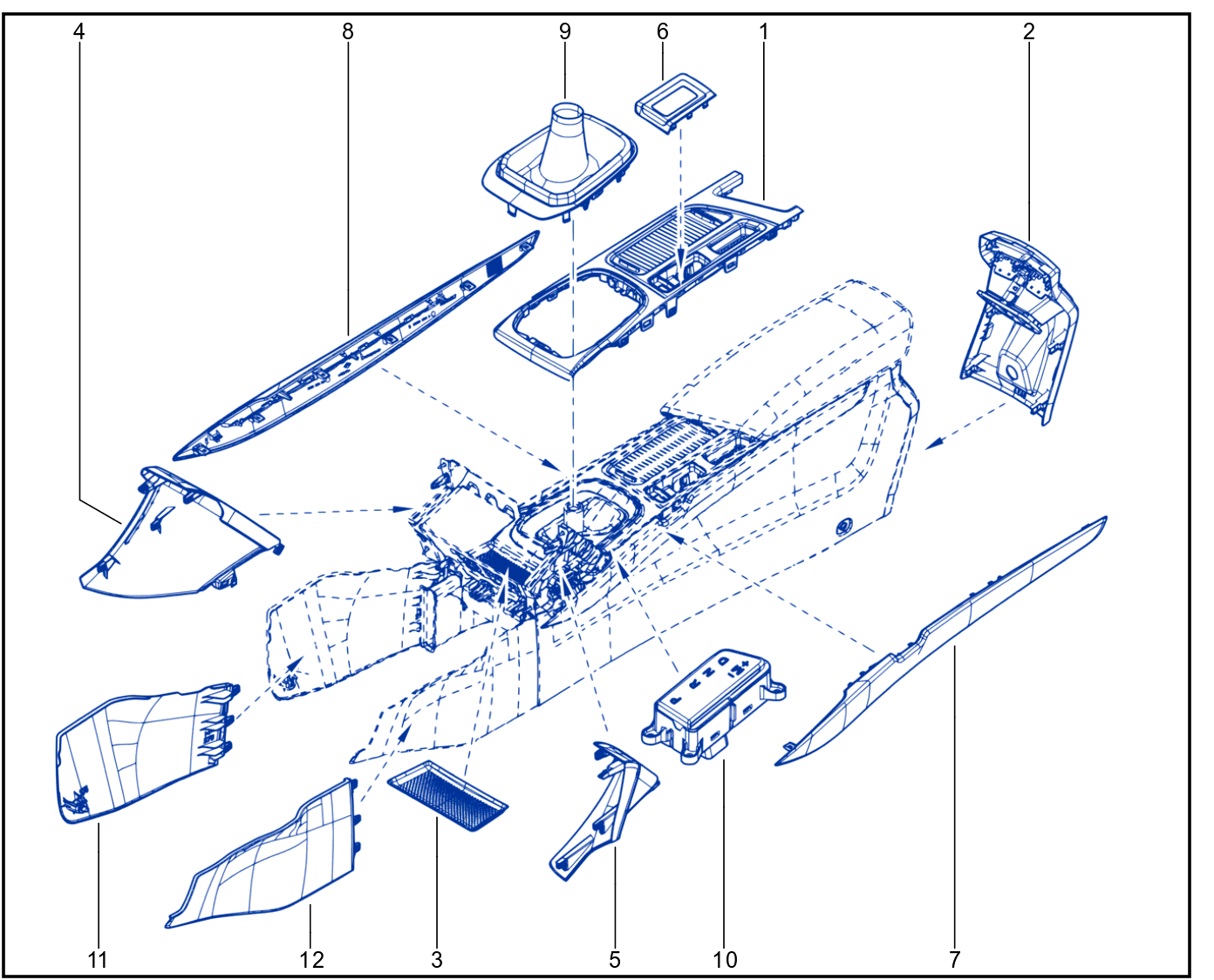 Centre Console - 01105219