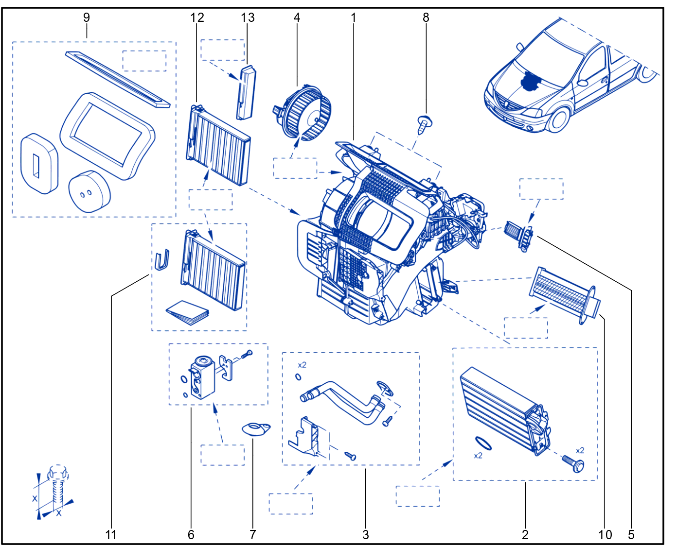 Passenger Compartment Filter - 01105528