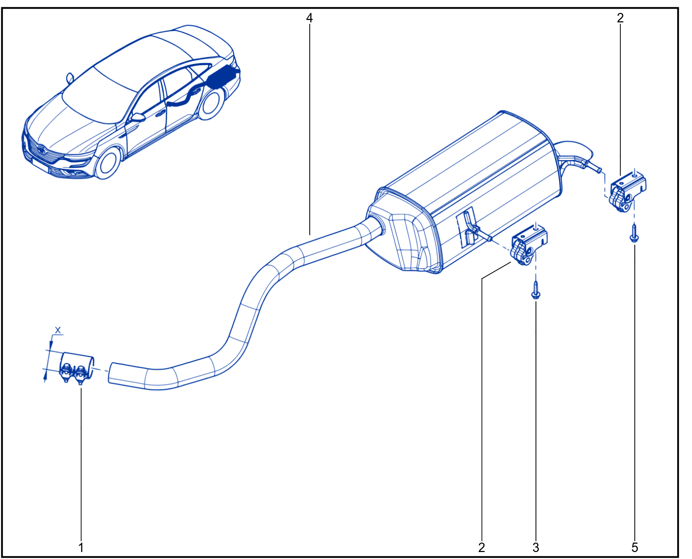 Exhaust Pipe - 01105943
