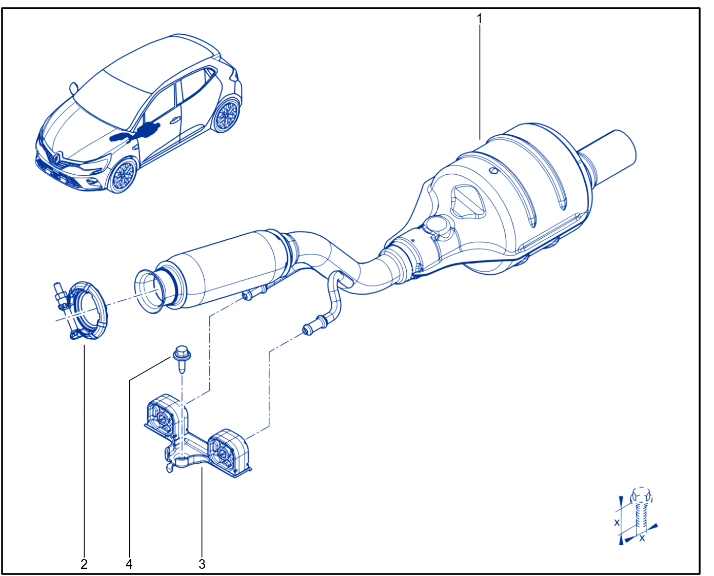 Exhaust Pipe - 01105991