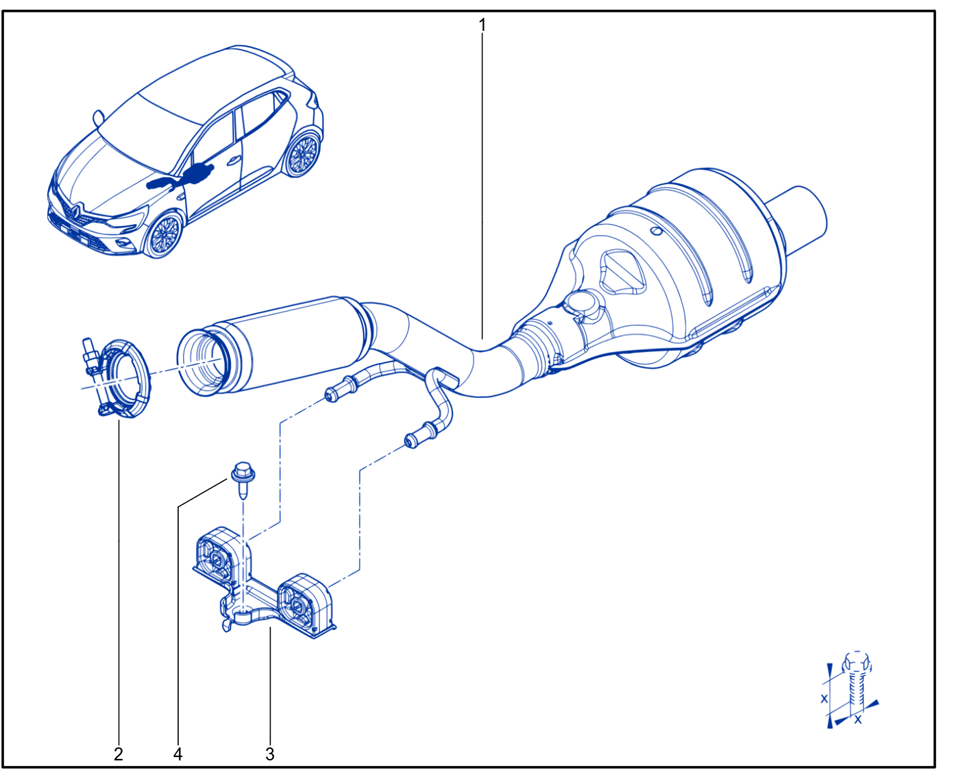 Exhaust Pipe - 01105992