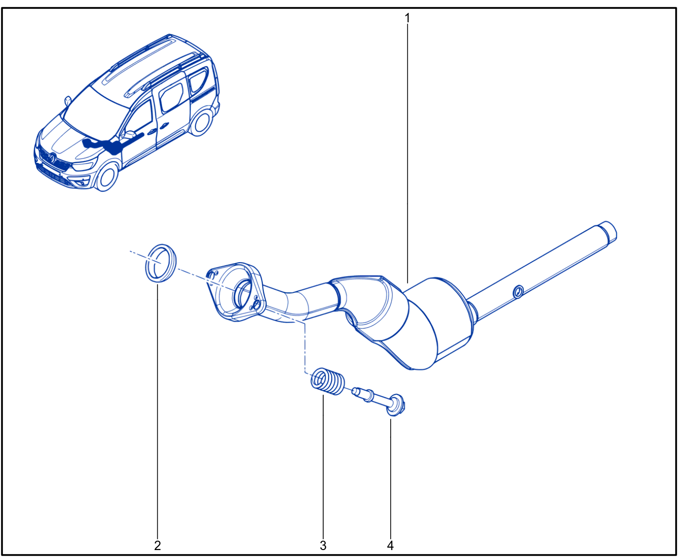 Exhaust Pipe - 01106074
