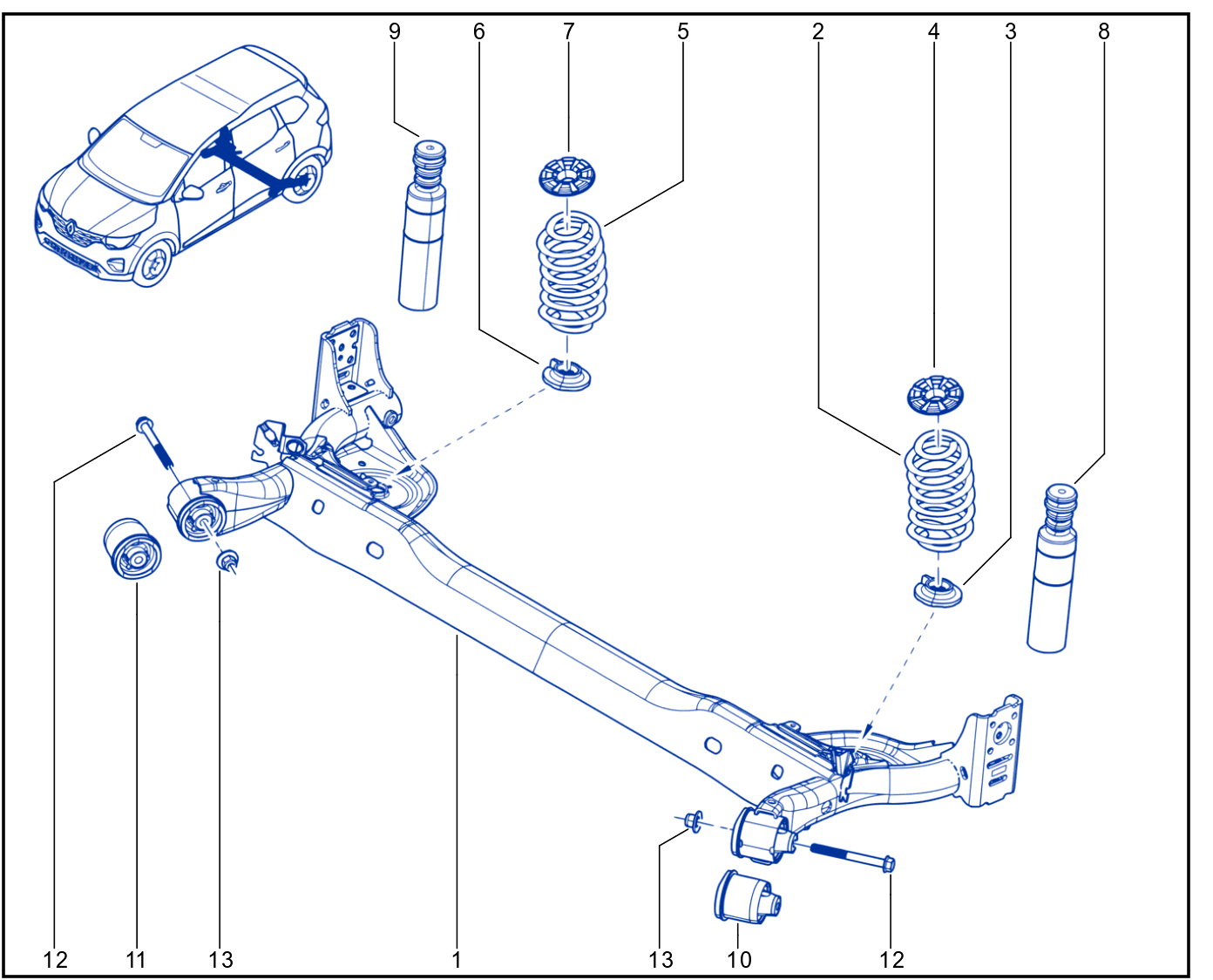 Rear Axle Component - 01106163