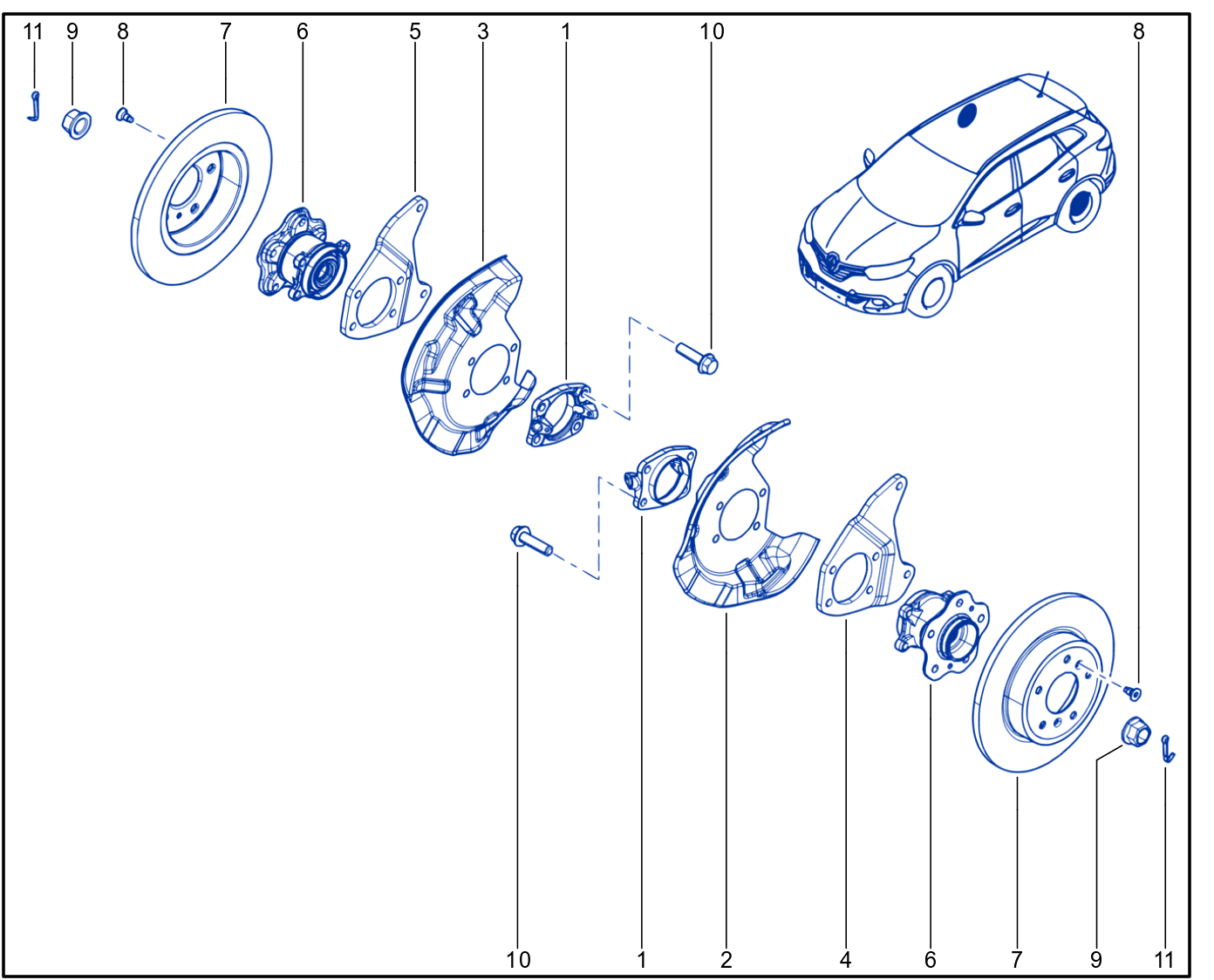 Rear Axle Component - 01106240