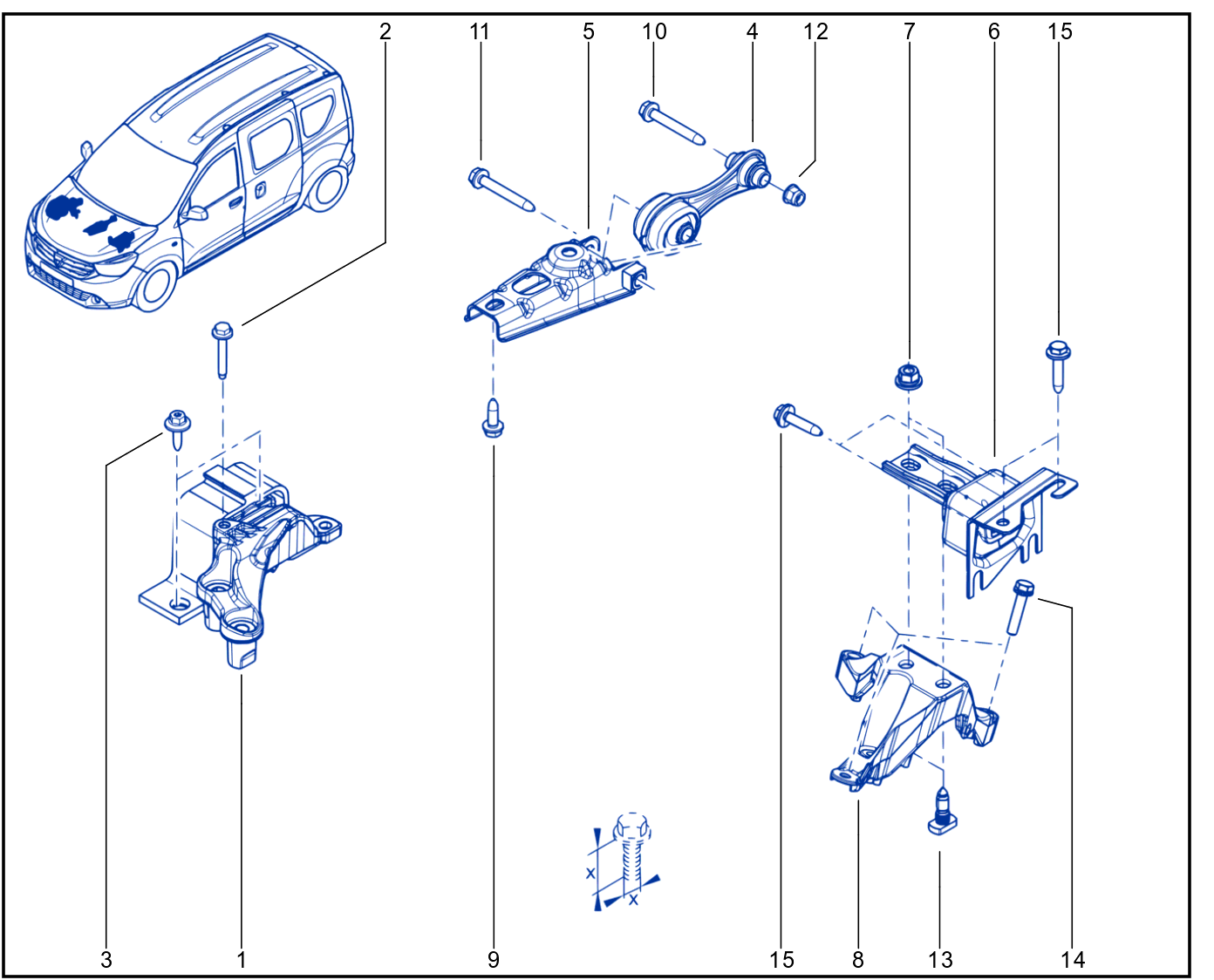 Engine And Transmission Assembly Support - 01106345