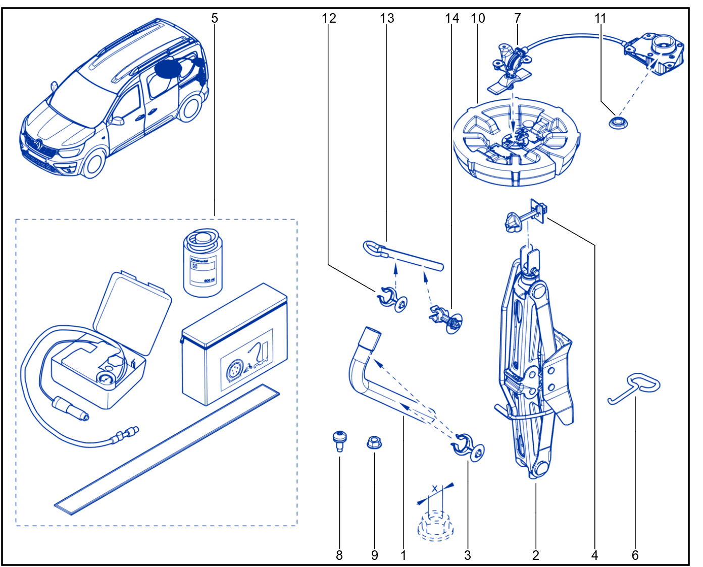 Jack And Anti-Puncture System - 01106428
