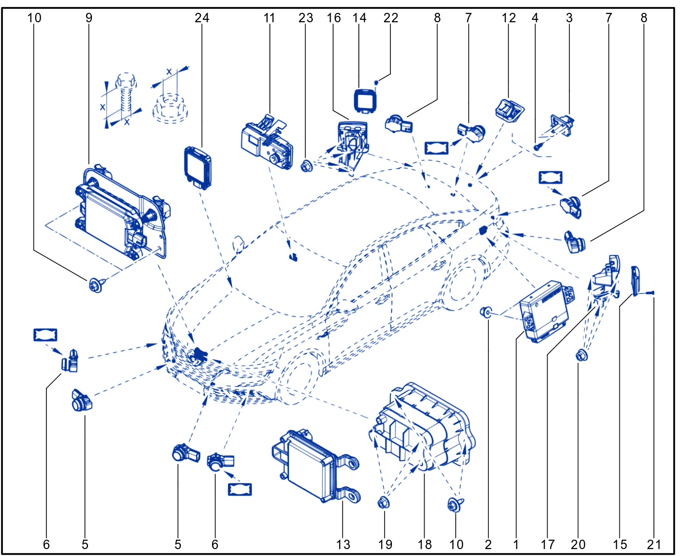 Parking Distance Control - 01106454
