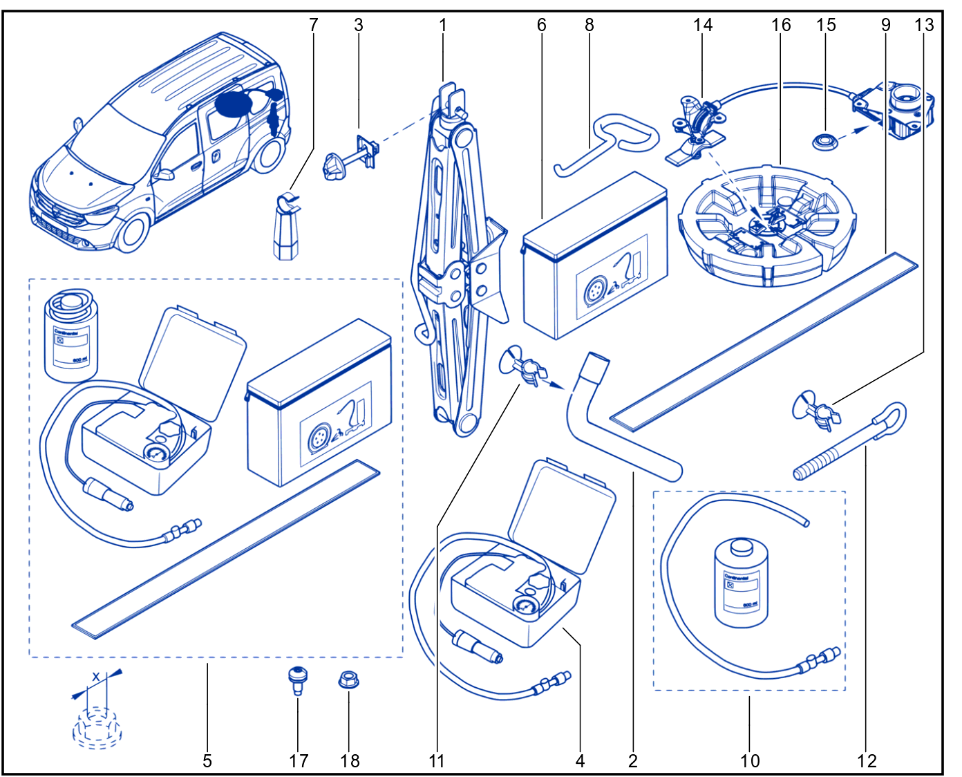 Jack And Anti-Puncture System - 01106458