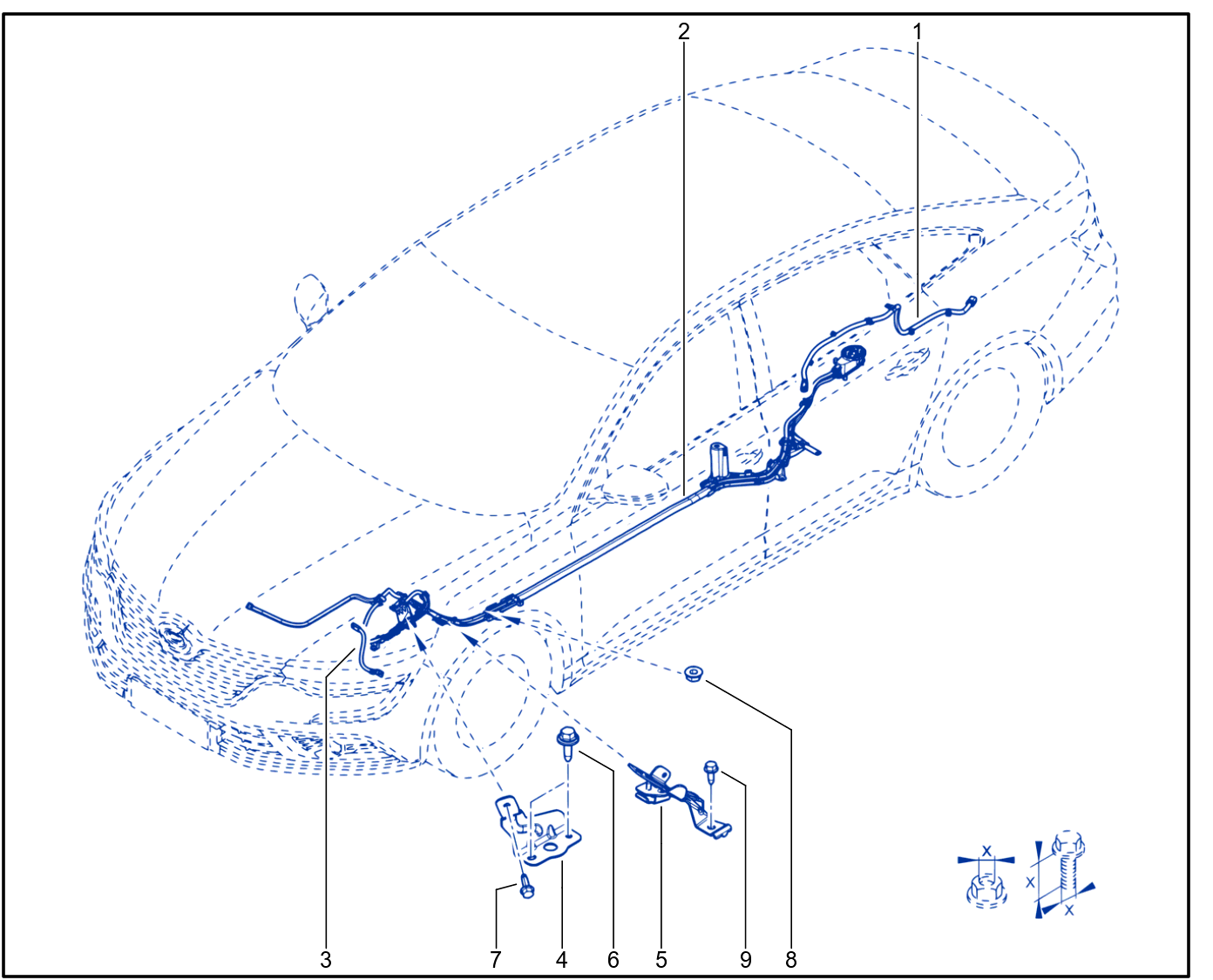 Wiring - Front End Panel Components - 01106467