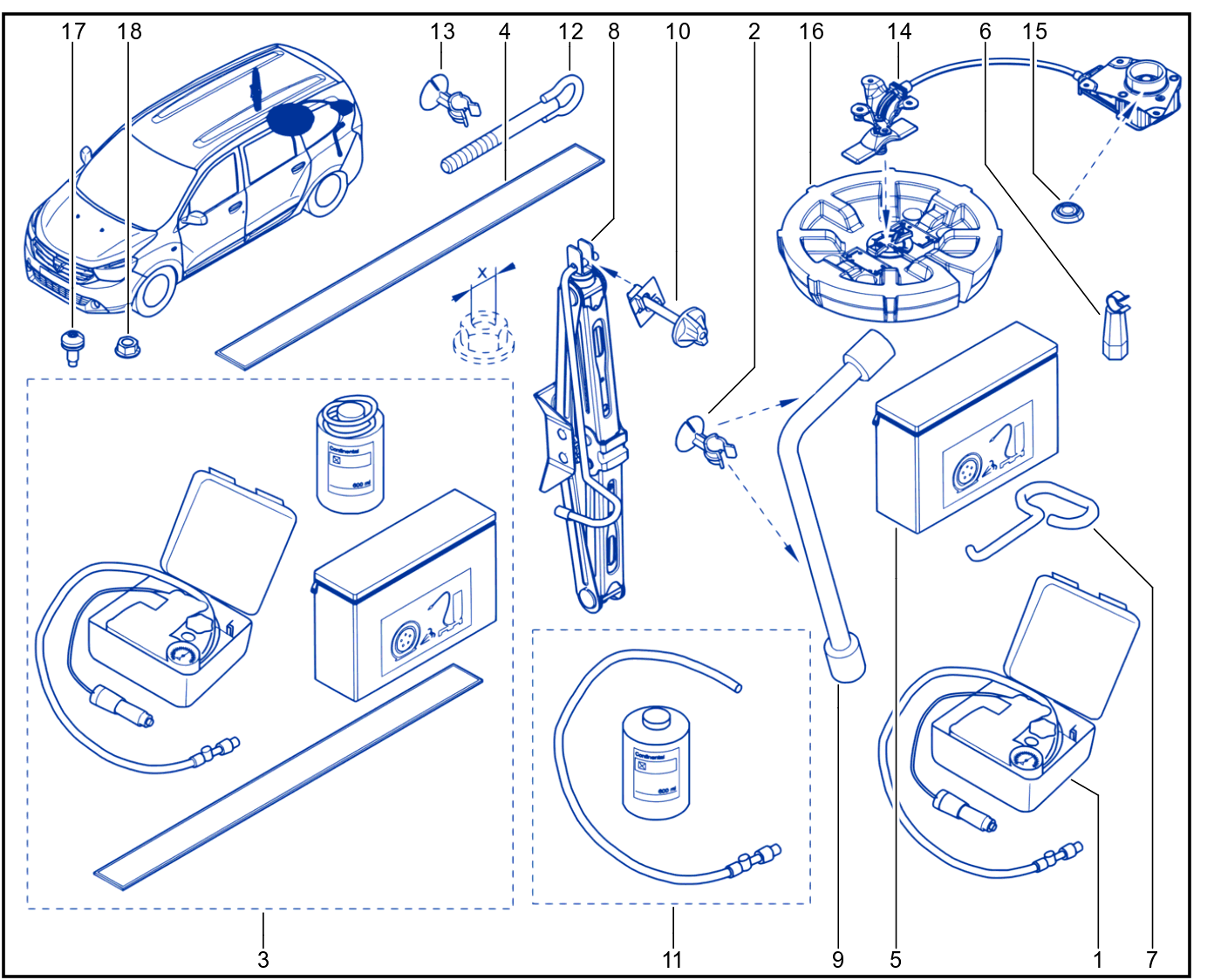 Jack And Anti-Puncture System - 01106473