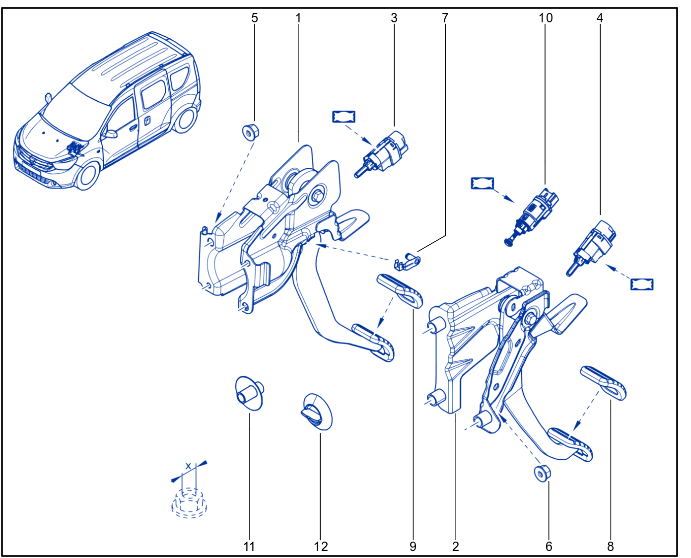 Pedal Assembly - 01106486