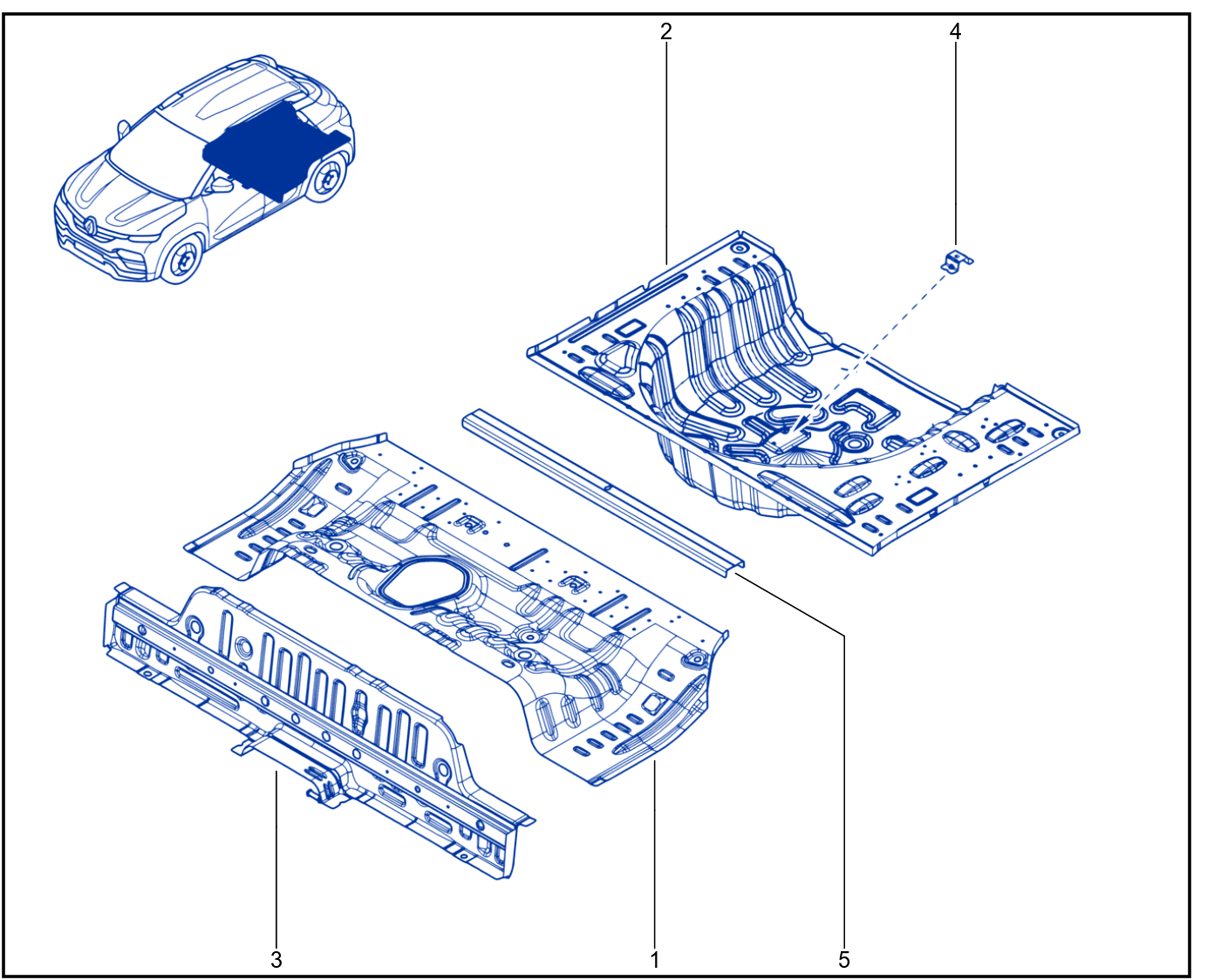 Rear Floor - 01106488