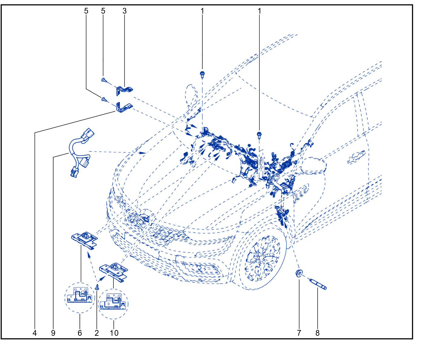 Wiring - Passenger Compartment Components - 01106527