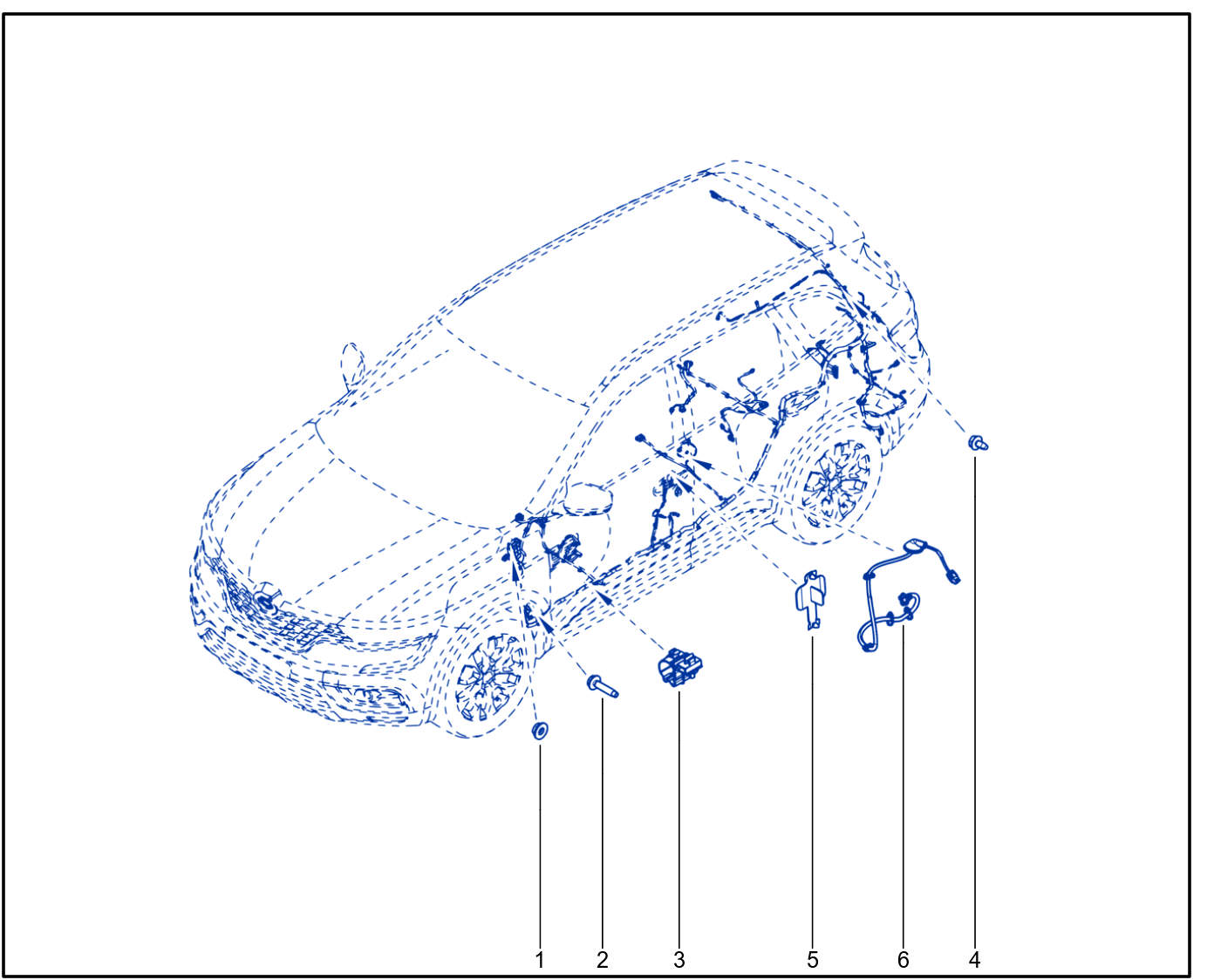 Wiring - Passenger Compartment Components - 01106528