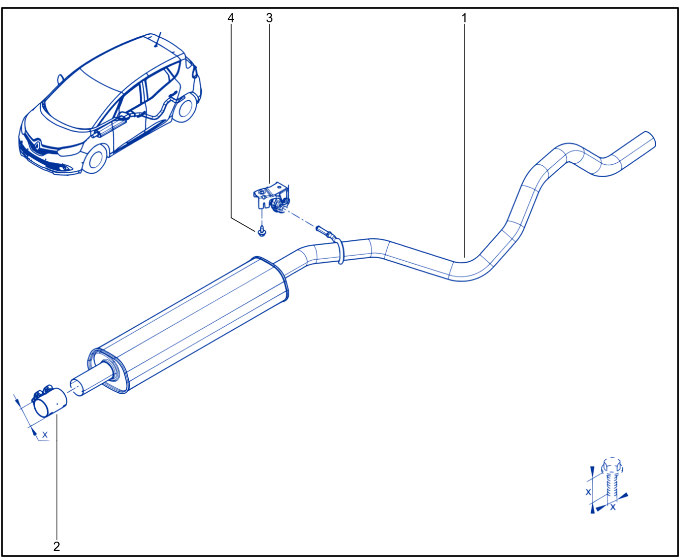 Exhaust Pipe - 01106938